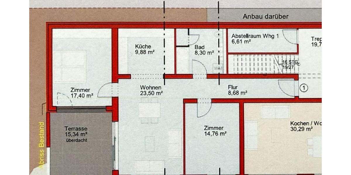 Terrassenwohnung Wolfegg - 3 Zimmer, 94 m&sup2;, 439.500&euro; | Angebot:25768848