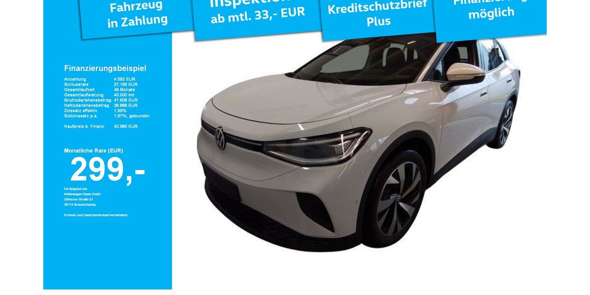 VW ID.4 3.650 km 42.980 &euro; Lindau 88131