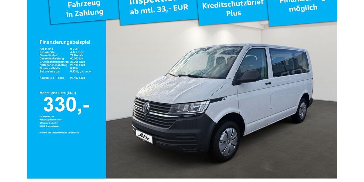 VW T6 Kombi 117.130 km 22.599 &euro; Weingarten 88250