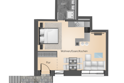 Wohnung Überlingen - 1 Zimmer, 43 m&sup2;, 363.545&euro; | Angebot:23676737