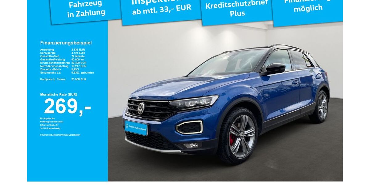VW T-Roc 92.265 km 21.550 &euro; Wangen im Allgäu 88239