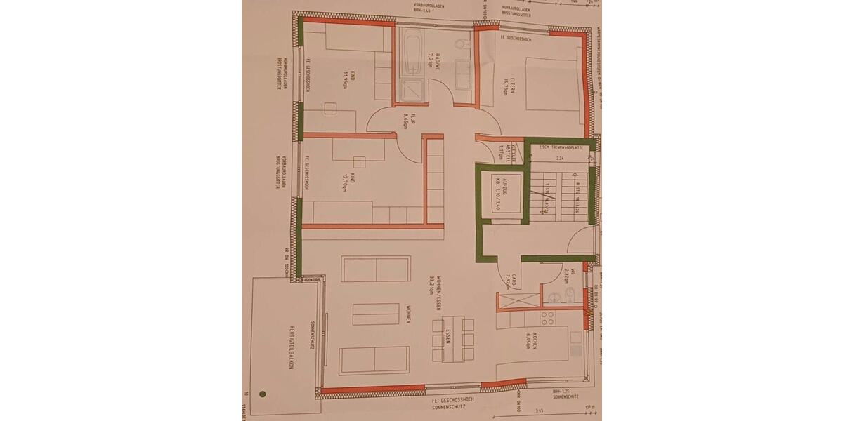 Erdgeschoßwohnung Überlingen - 4 Zimmer, 115 m&sup2;, 1.550&euro; | Angebot:26634492