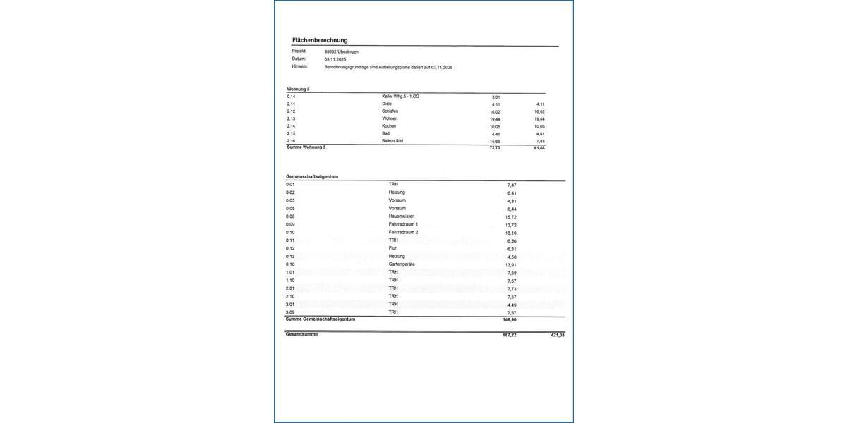 Etagenwohnung Überlingen am See Überlingen - 2 Zimmer, 61 m&sup2;, 278.000&euro; | Angebot:25709230