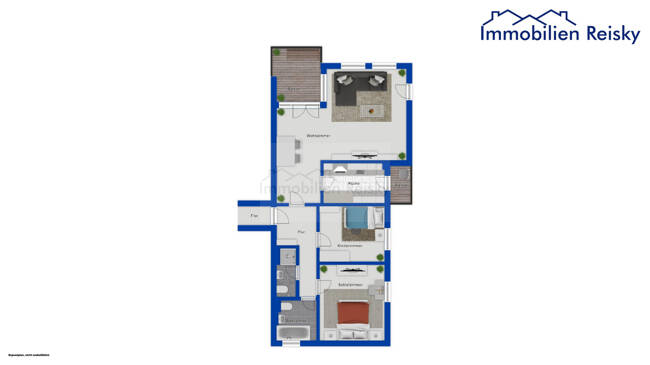 Etagenwohnung Überlingen Nußdorf - 3 Zimmer, 87 m&sup2;, 469.000&euro; | Angebot:25985412