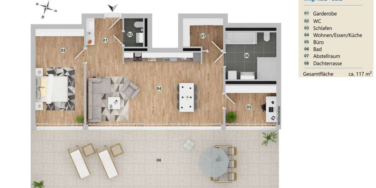 Etagenwohnung Langenargen-Bierkeller Bierkeller - 3 Zimmer, 117 m&sup2;, 1.997&euro; | Angebot:25089408