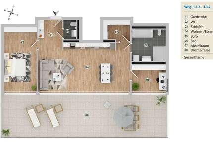 Wohnung Langenargen-Bierkeller Bierkeller - 3 Zimmer, 117 m&sup2;, 1.997&euro; | Angebot:25089408