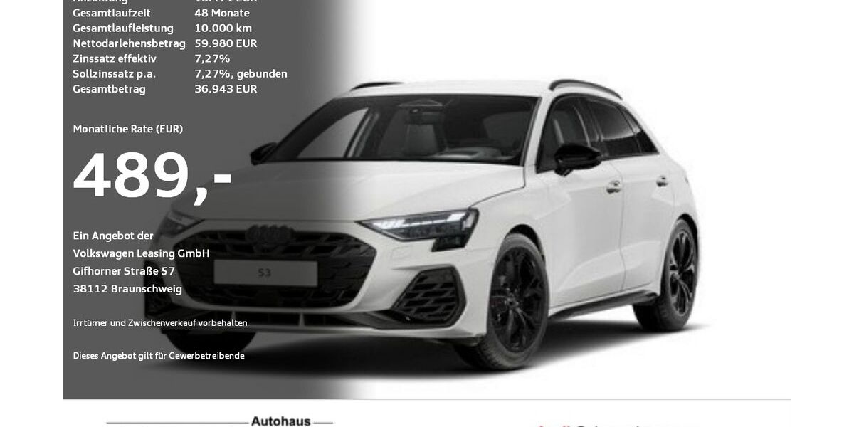Audi S3 3.900 km 53.825 &euro; Ravensburg 88214