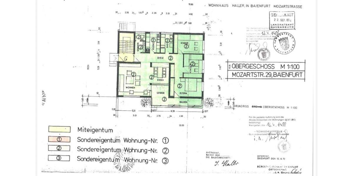 Etagenwohnung Baienfurt - 4.5 Zimmer, 106 m&sup2;, 400.000&euro; | Angebot:25283337