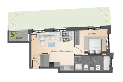 Wohnung Überlingen - 2 Zimmer, 52 m&sup2;, 473.432&euro; | Angebot:23676739