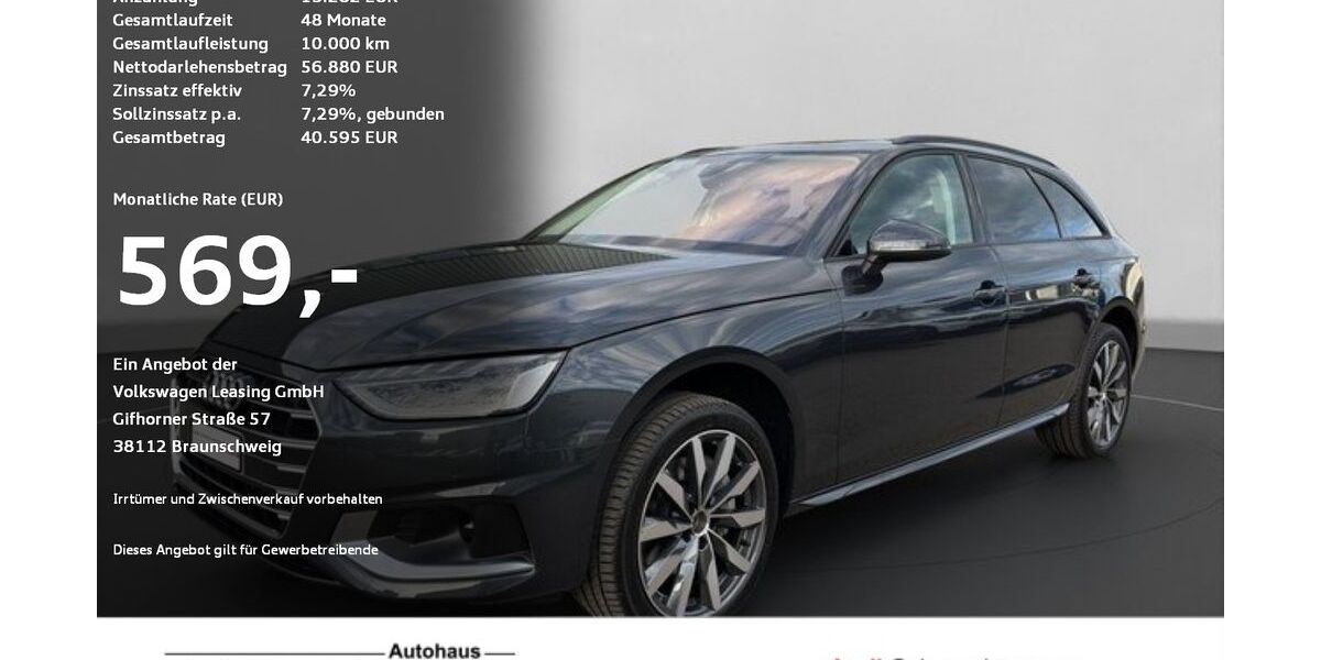 Audi A4 27.900 km 45.890 &euro; Ravensburg 88214