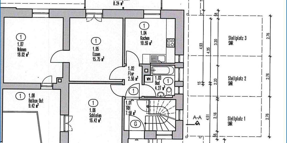 Etagenwohnung Überlingen am See Überlingen - 3 Zimmer, 76 m&sup2;, 343.000&euro; | Angebot:25709227