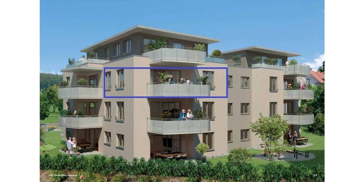 Etagenwohnung Überlingen - 3 Zimmer, 81 m&sup2;, 1.460&euro; | Angebot:25969798