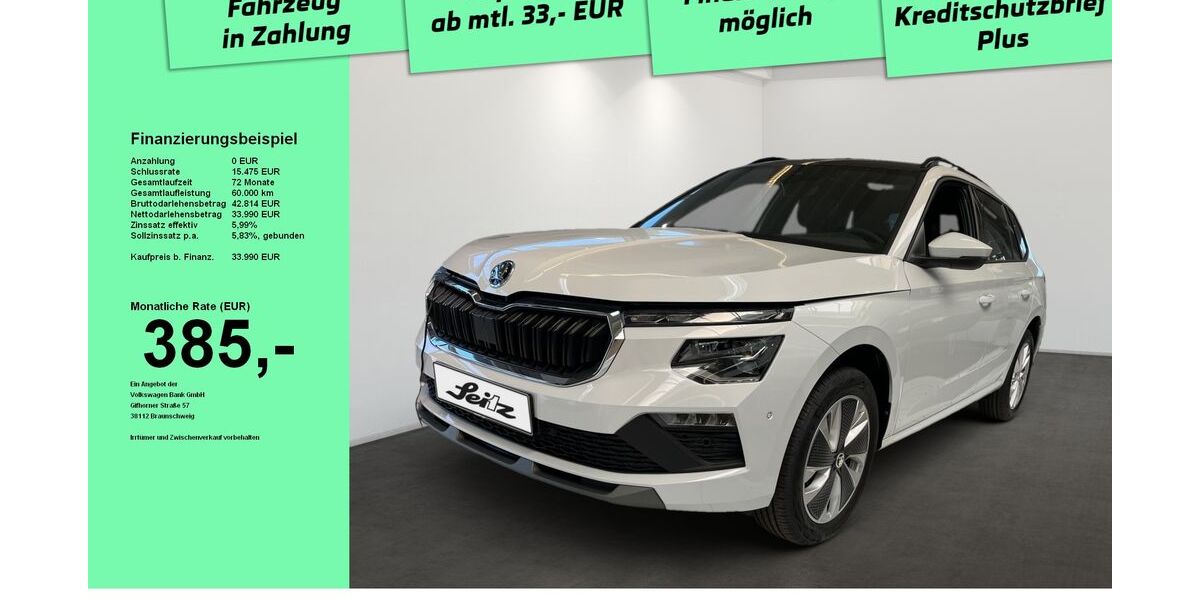 Skoda Kamiq 14.400 km 30.850 &euro; Wangen im Allgäu 88239