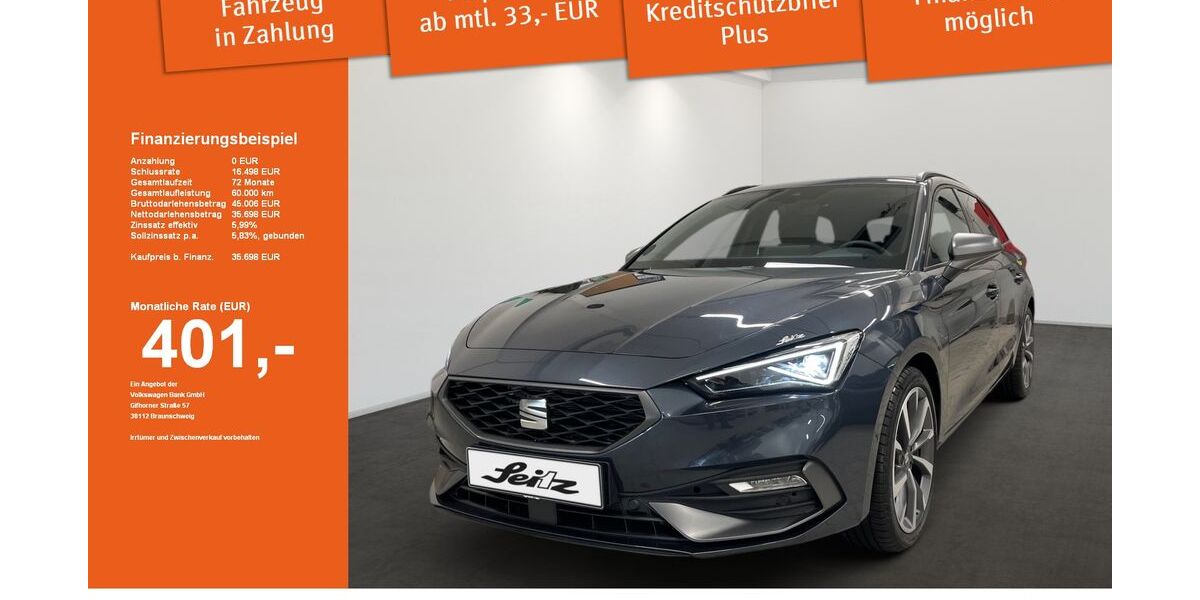 Seat Leon 18.672 km 34.999 &euro; Weingarten 88250
