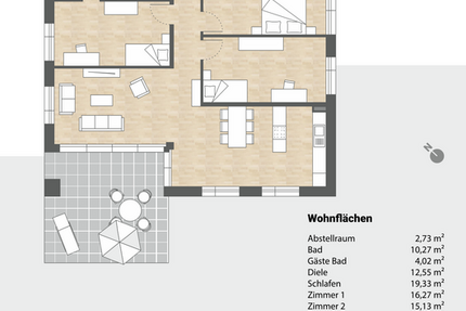 Wohnung Friedrichshafen Ailingen - 4 Zimmer, 131 m&sup2;, 590.000&euro; | Angebot:27351811