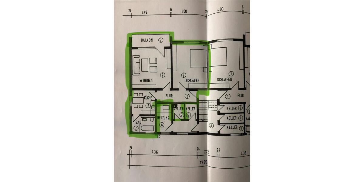 Etagenwohnung Markdorf - 2 Zimmer, 61 m&sup2;, 266.000&euro; | Angebot:25928950