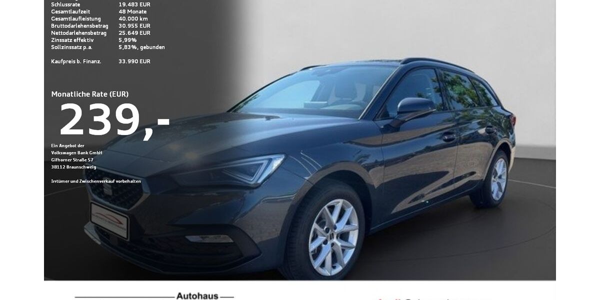 Seat Leon 16.200 km 33.990 &euro; Ravensburg 88214