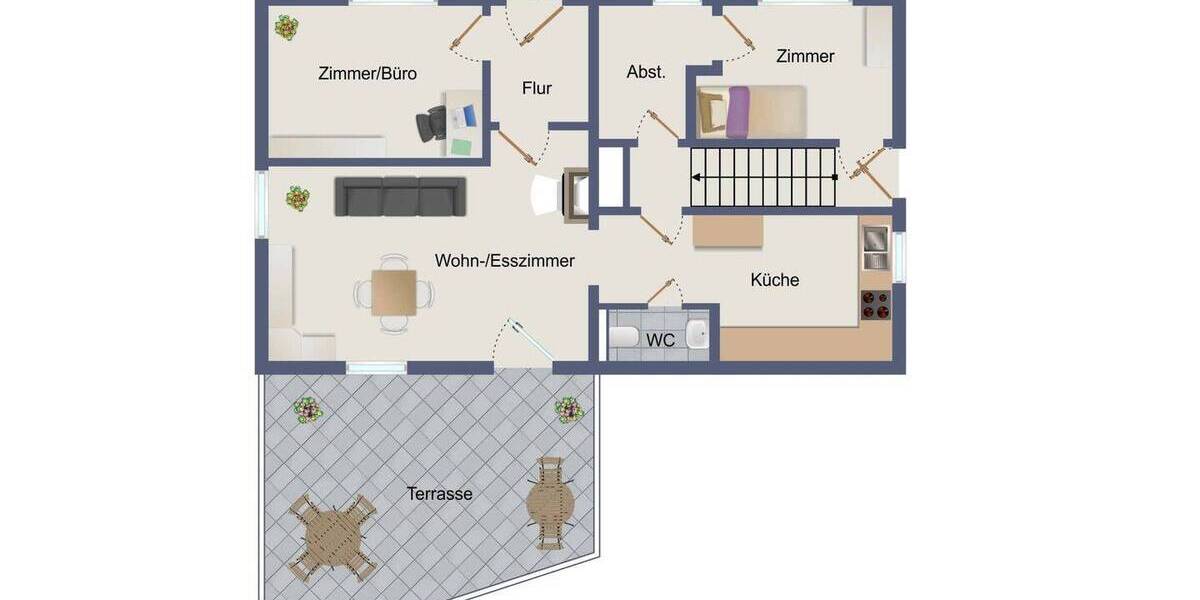 Einfamilienhaus Horgenzell Zogenweiler - 5 Zimmer, 96 m&sup2;, 365.000&euro; | Angebot:25779851