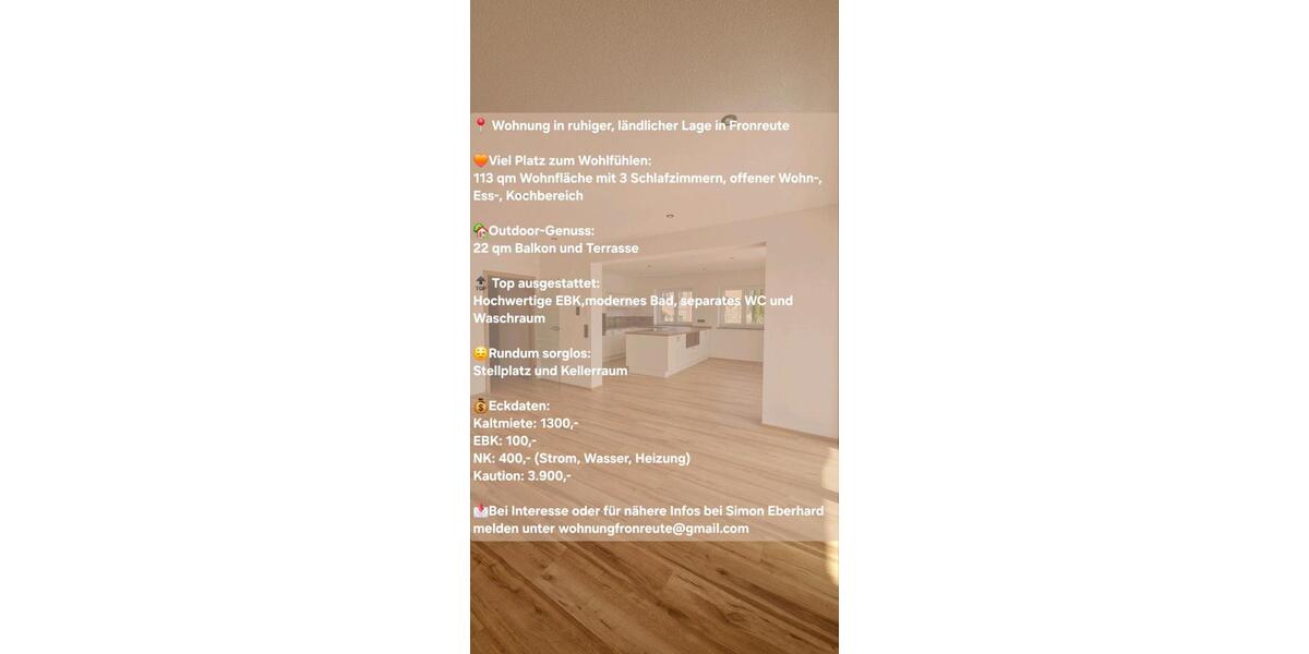 Erdgeschoßwohnung Weingarten - 4 Zimmer, 123 m&sup2;, 1.800&euro; | Angebot:25875408