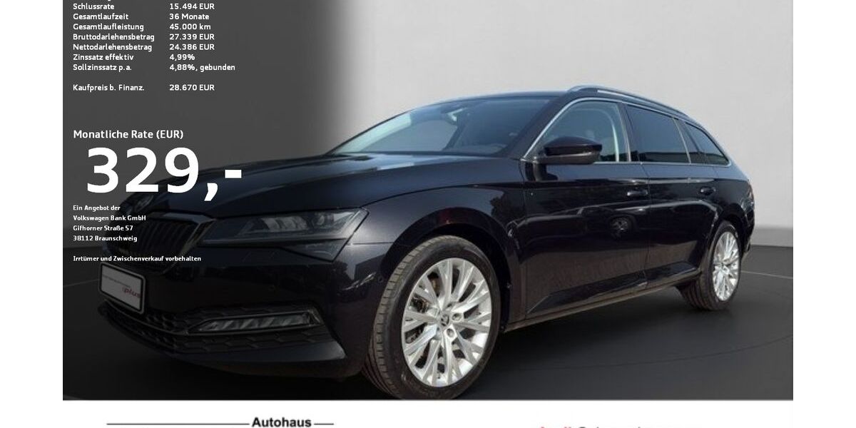 Skoda Superb 71.783 km 27.890 &euro; Ravensburg 88214