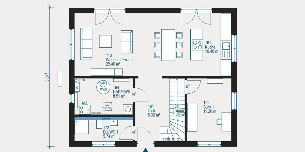 Ihr projektiertes Einfamilienhaus nahe Bodensee - Einfamilienhaus Hergensweiler | Angebot:27338459