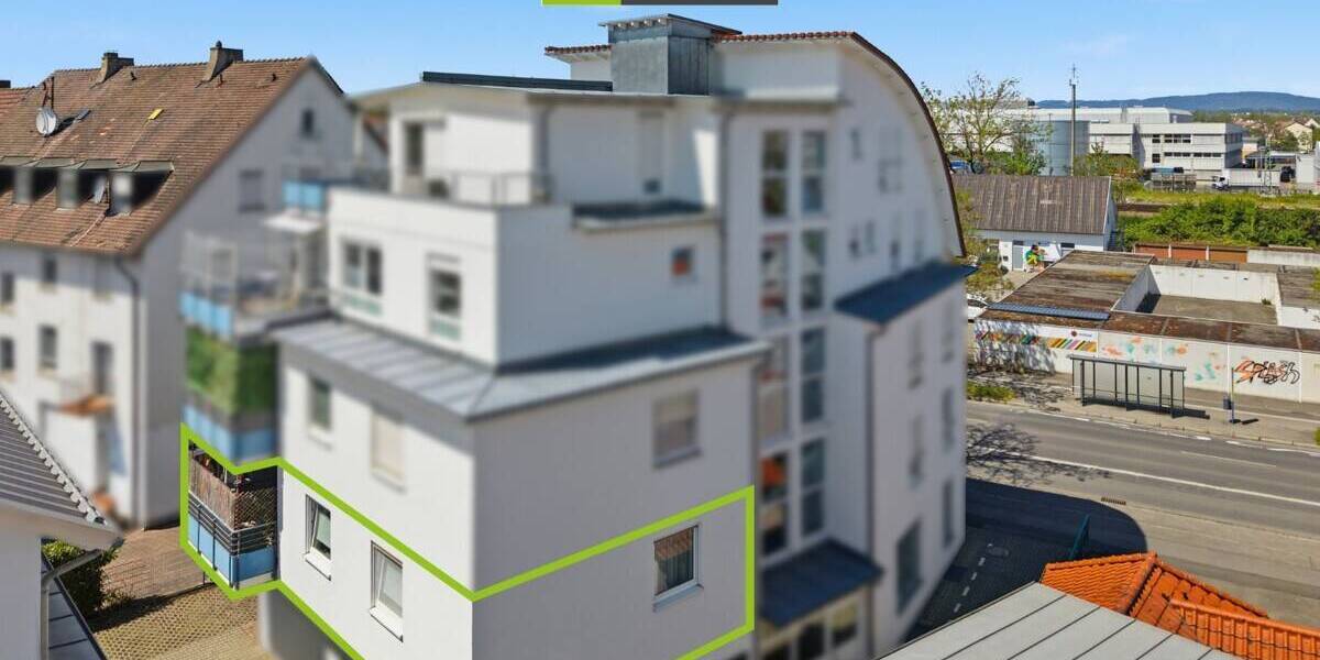 Etagenwohnung Friedrichshafen Allmannsweiler - 4 Zimmer, 79 m&sup2;, 369.000&euro; | Angebot:26695071