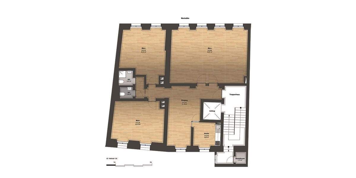 Gewerbeobjekt Konstanz Altstadt - 4 Zimmer, 146 m&sup2;, 2.250&euro; | Angebot:25780227