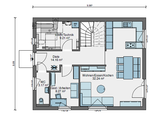 Einfamilienhaus Neukirch - 5 Zimmer, 126 m&sup2;, 549.300&euro; | Angebot:25745060