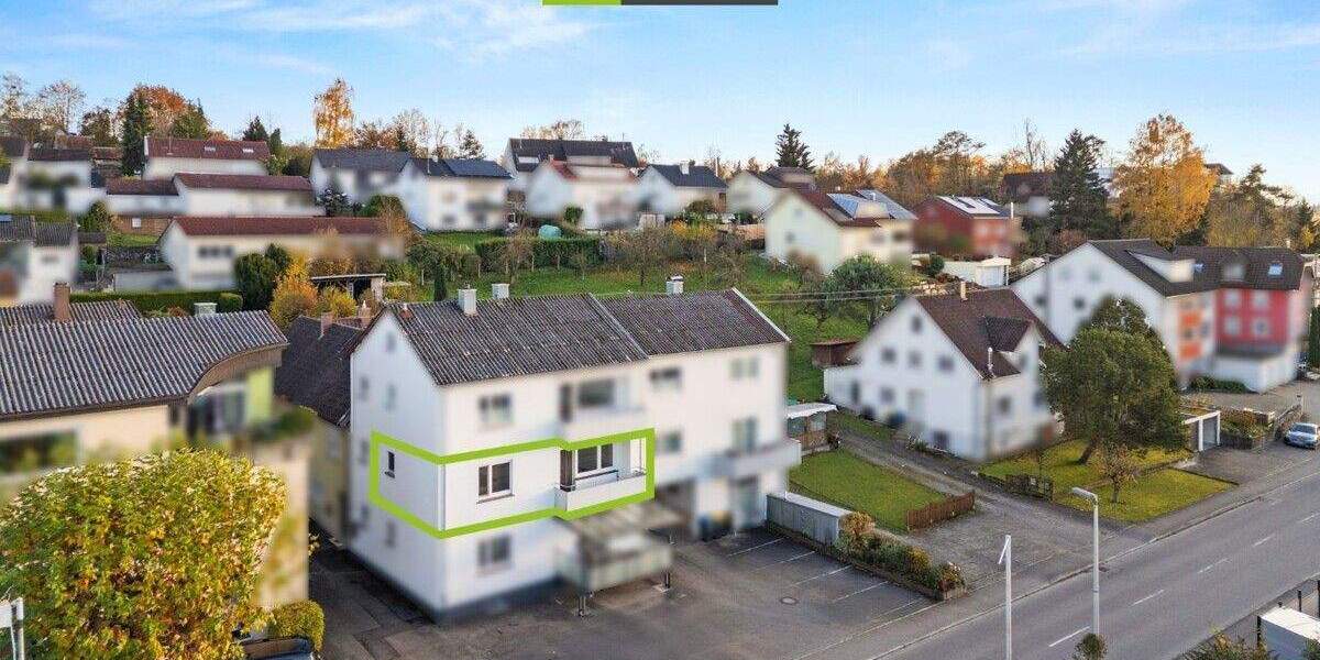 Etagenwohnung Baindt - 3 Zimmer, 60 m&sup2;, 199.000&euro; | Angebot:25693534