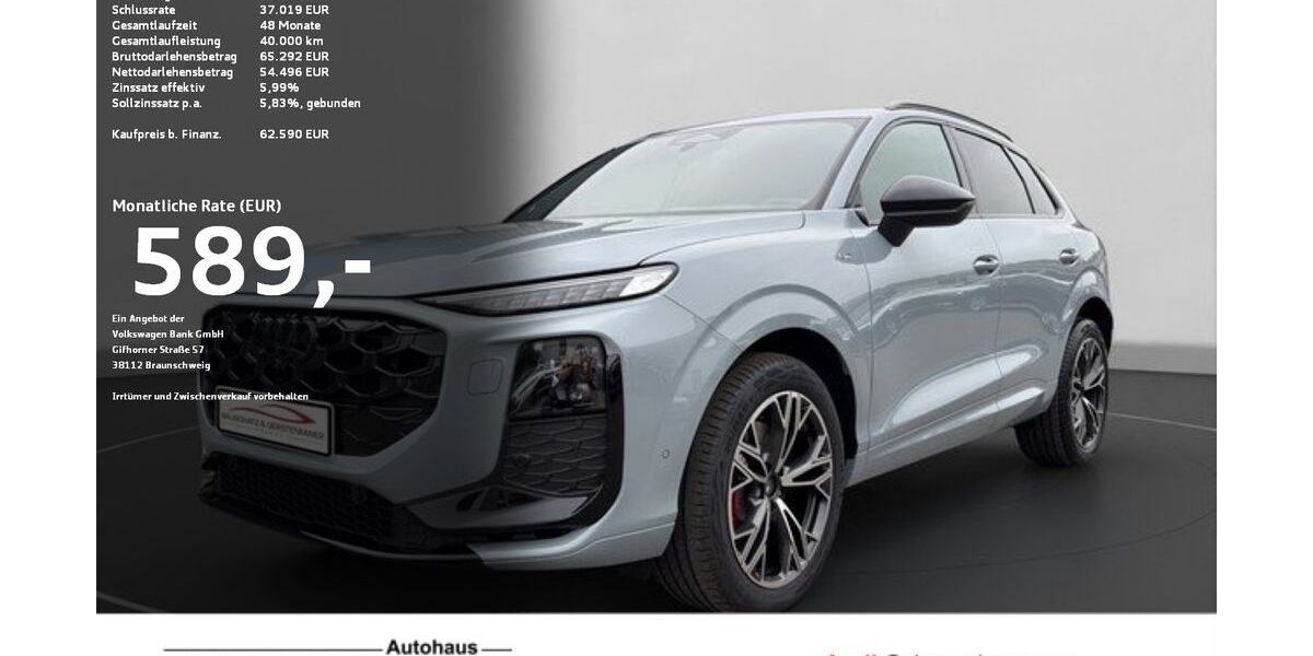 Audi Q3 5.900 km 62.590 &euro; Ravensburg 88214