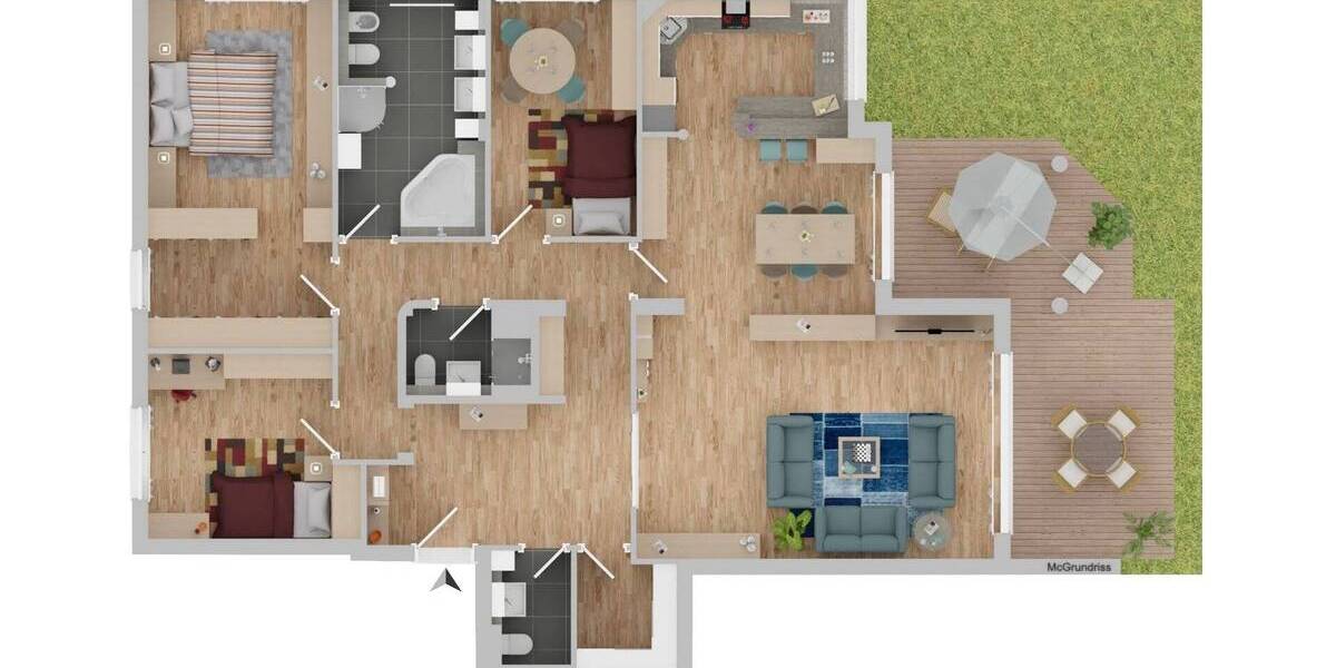 Etagenwohnung Wasserburg (Bodensee) Hege - 5 Zimmer, 160 m&sup2;, 890.000&euro; | Angebot:25708073