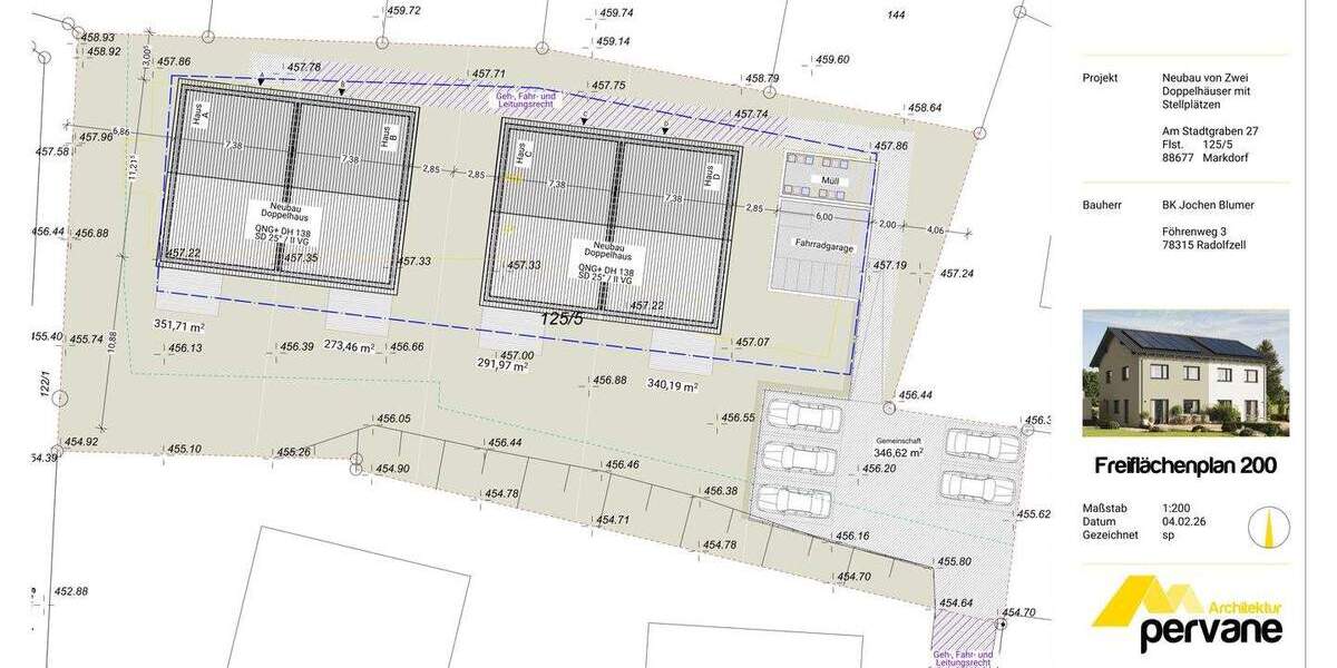 Doppelhaushälfte Markdorf - 5 Zimmer, 131 m&sup2;, 698.000&euro; | Angebot:25704619