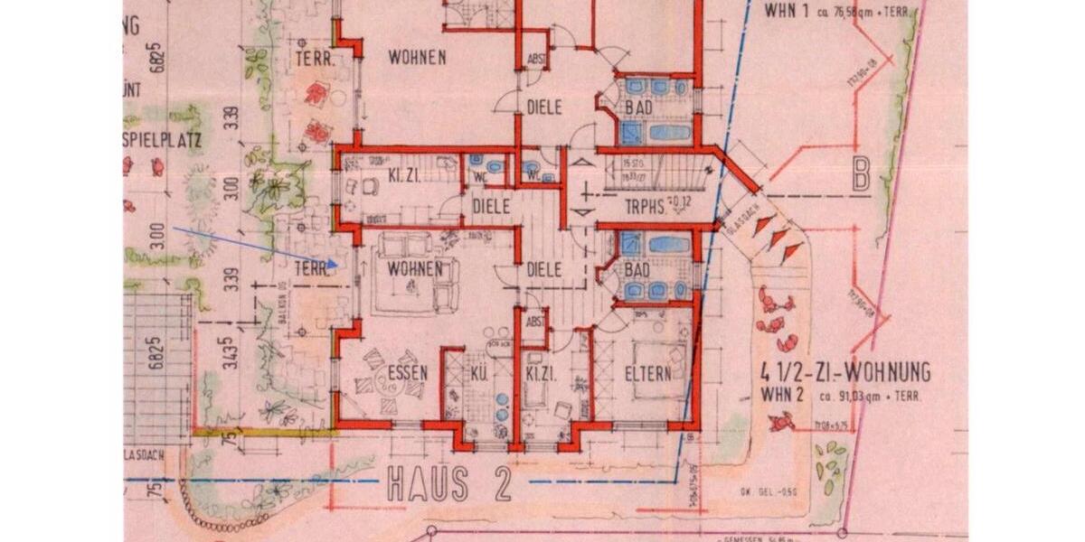 Erdgeschoßwohnung Bermatingen - 4 Zimmer, 96 m&sup2;, 330.000&euro; | Angebot:25836750