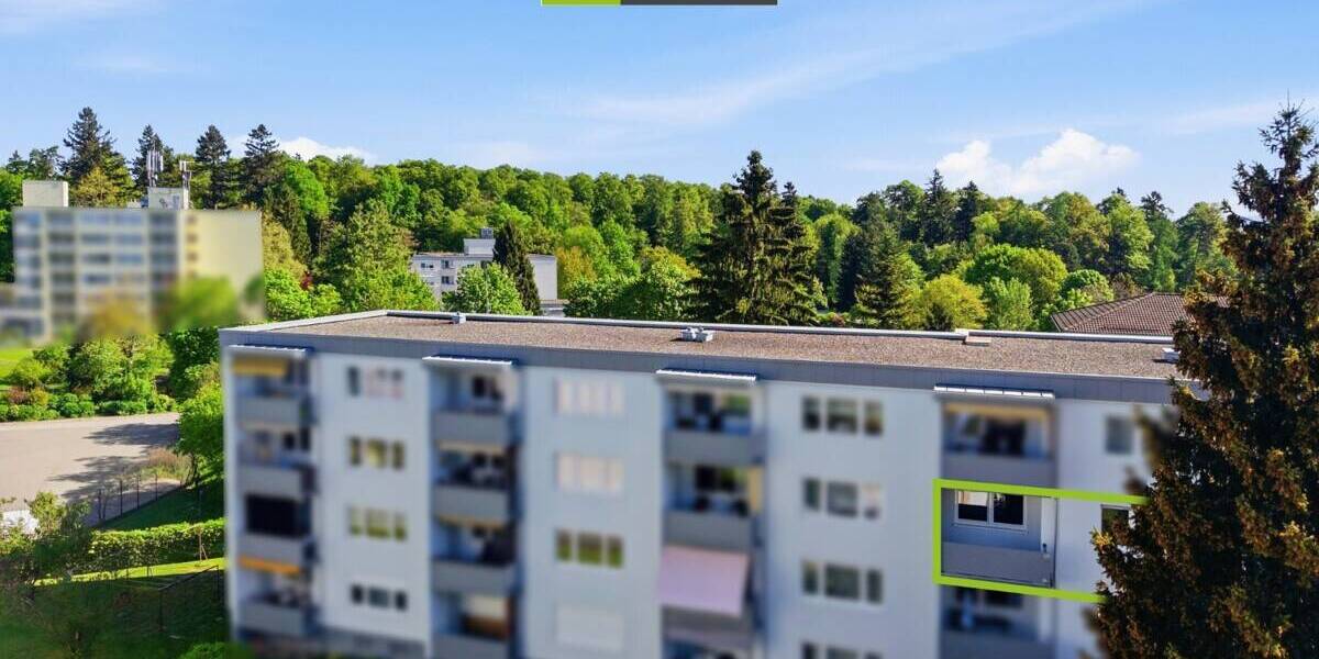 Etagenwohnung Ravensburg Weststadt - 3 Zimmer, 60 m&sup2;, 289.000&euro; | Angebot:26498787