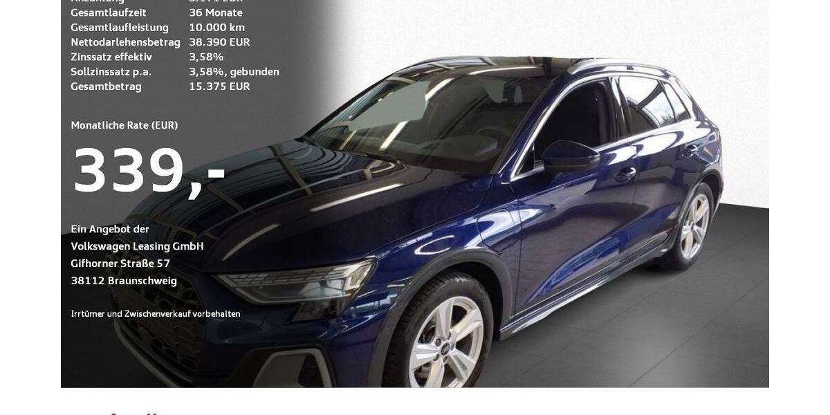 Audi A3 8.633 km 38.390 &euro; Ravensburg 88214