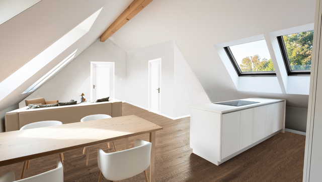 Etagenwohnung Friedrichshafen Allmannsweiler - 2 Zimmer, 67 m&sup2;, 459.000&euro; | Angebot:25740803