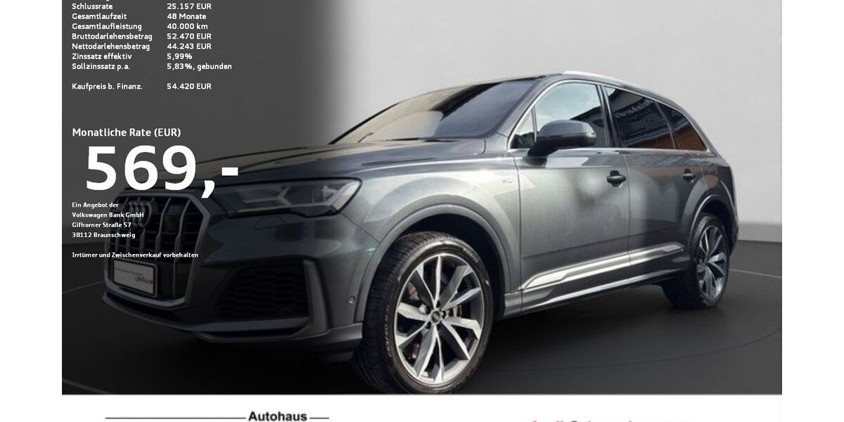 Audi Q7 70.848 km 54.420 &euro; Ravensburg 88214