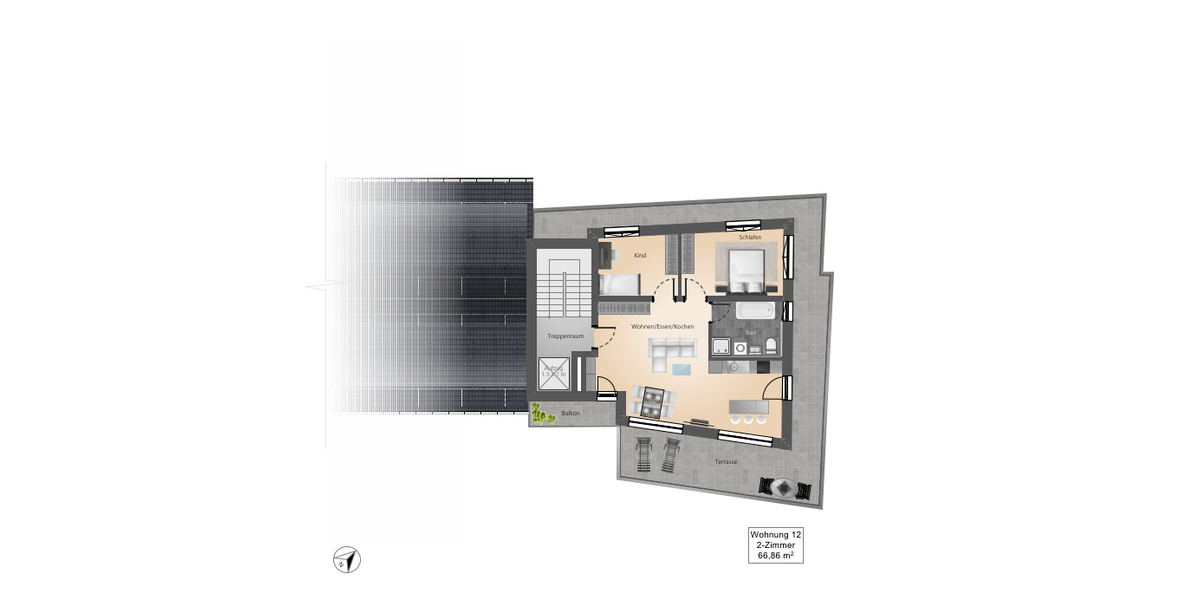 Etagenwohnung Überlingen - 3 Zimmer, 99 m&sup2;, 930.620&euro; | Angebot:23676746