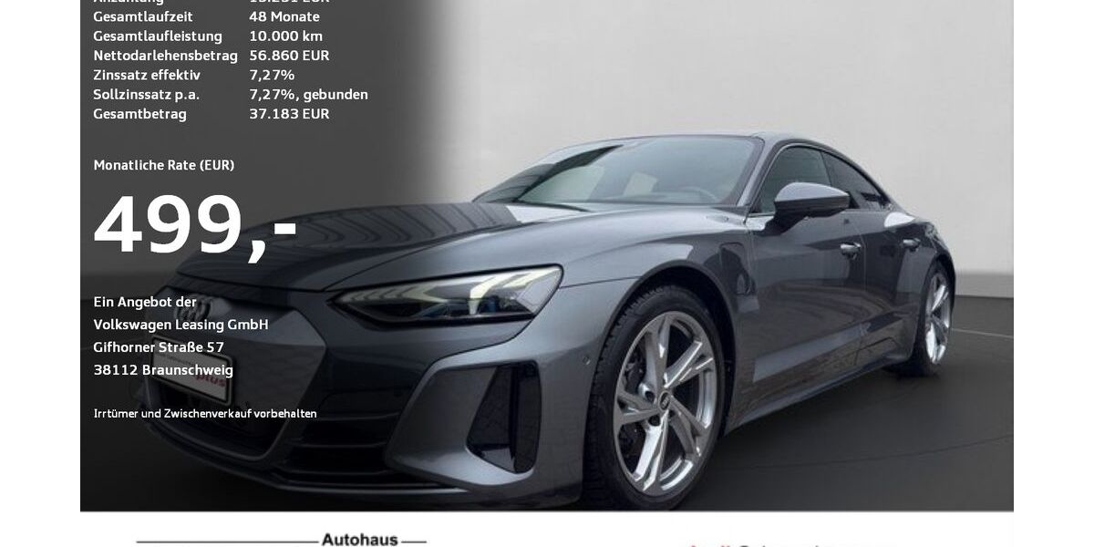 Audi e-tron GT 57.004 km 52.840 &euro; Ravensburg 88214
