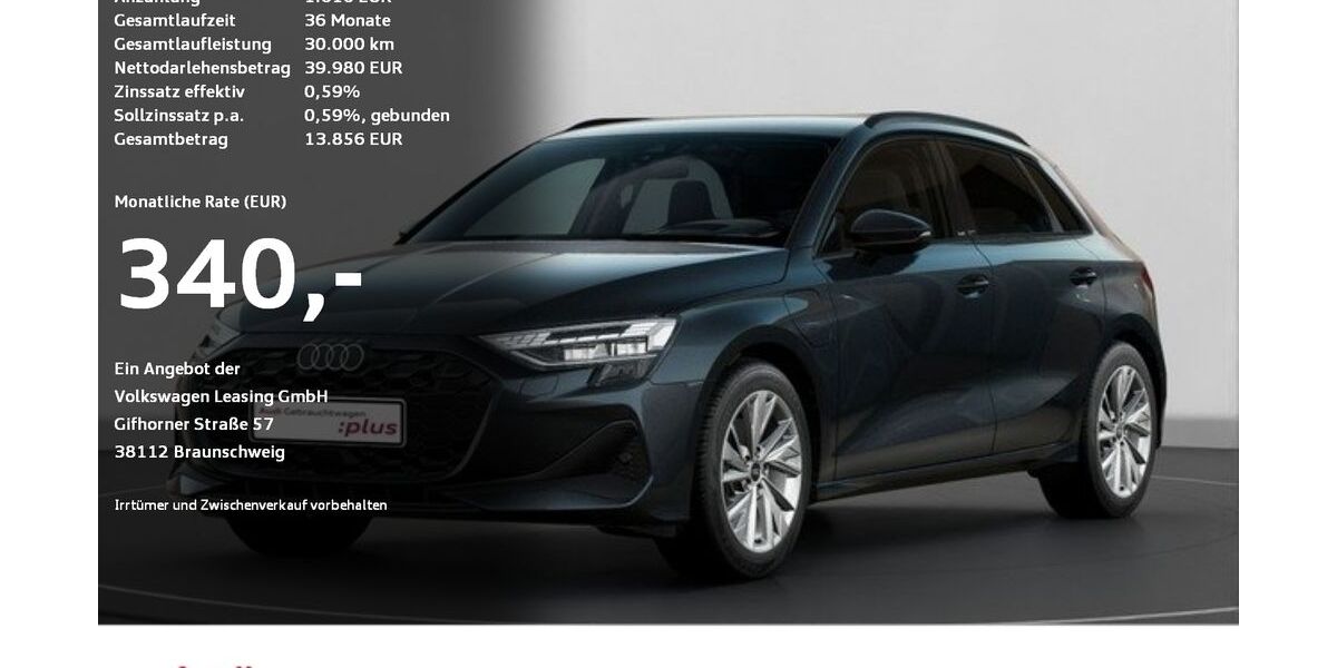 Audi A3 4.808 km 39.980 &euro; Ravensburg 88214