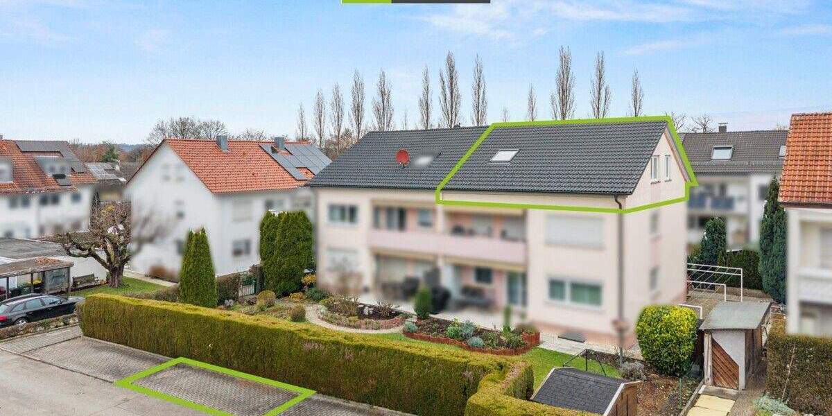 Etagenwohnung Baienfurt - 3 Zimmer, 48 m&sup2;, 219.000&euro; | Angebot:25740453