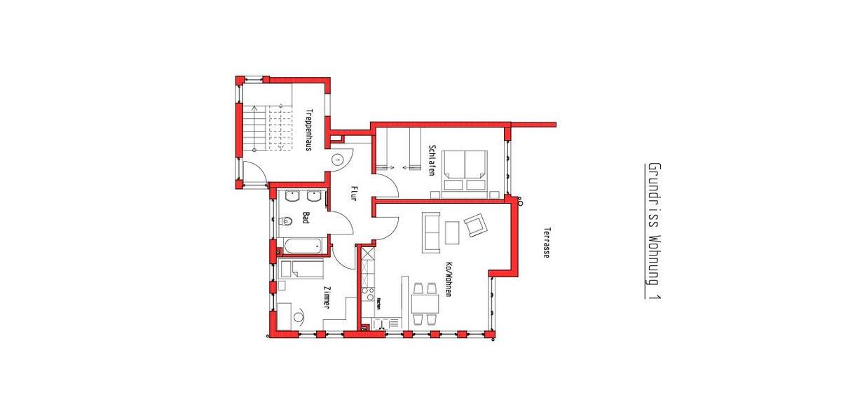 Erdgeschoßwohnung Markdorf - 3 Zimmer, 86 m&sup2;, 590.000&euro; | Angebot:26088052