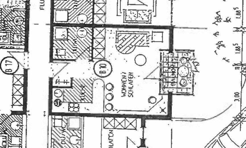 Etagenwohnung Konstanz Konstanz-Fürstenberg - 1 Zimmer, 35 m&sup2;, 220.000&euro; | Angebot:26956280