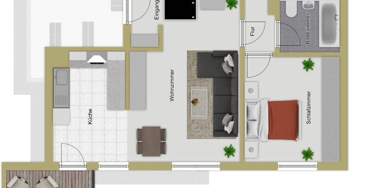 Etagenwohnung Immenstaad am Bodensee Immenstaad - 2 Zimmer, 67 m&sup2;, 255.000&euro; | Angebot:25740431