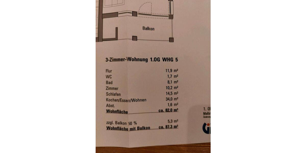 Etagenwohnung Wangen im Allgäu - 1 Zimmer, 82 m&sup2;, 1.060&euro; | Angebot:25948403