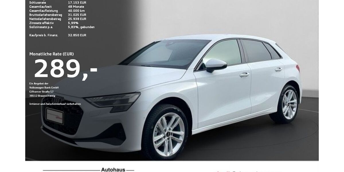 Audi A3 8.357 km 31.620 &euro; Ravensburg 88214