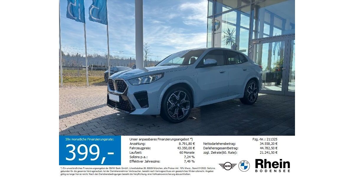 BMW X2 12.485 km 41.920 &euro; Friedrichshafen 88046