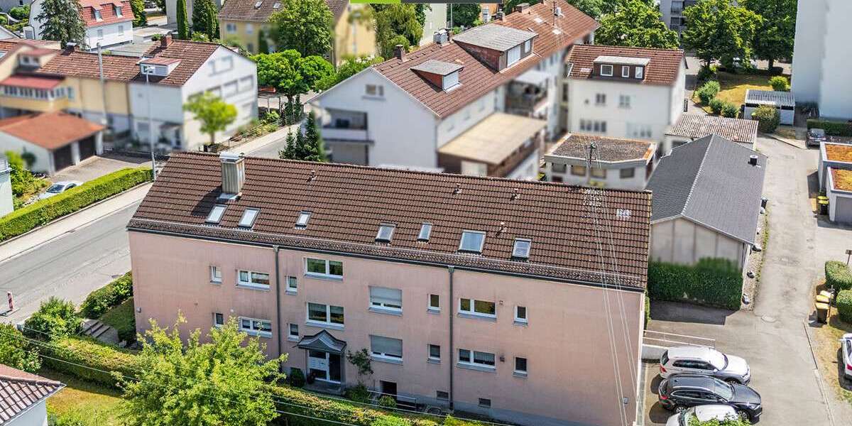 Etagenwohnung Ravensburg Eschach - 2 Zimmer, 53 m&sup2;, 179.900&euro; | Angebot:25515448