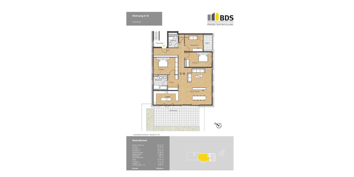 Etagenwohnung Friedrichshafen Ailingen - 5 Zimmer, 164 m&sup2;, 1.430.000&euro; | Angebot:26006551