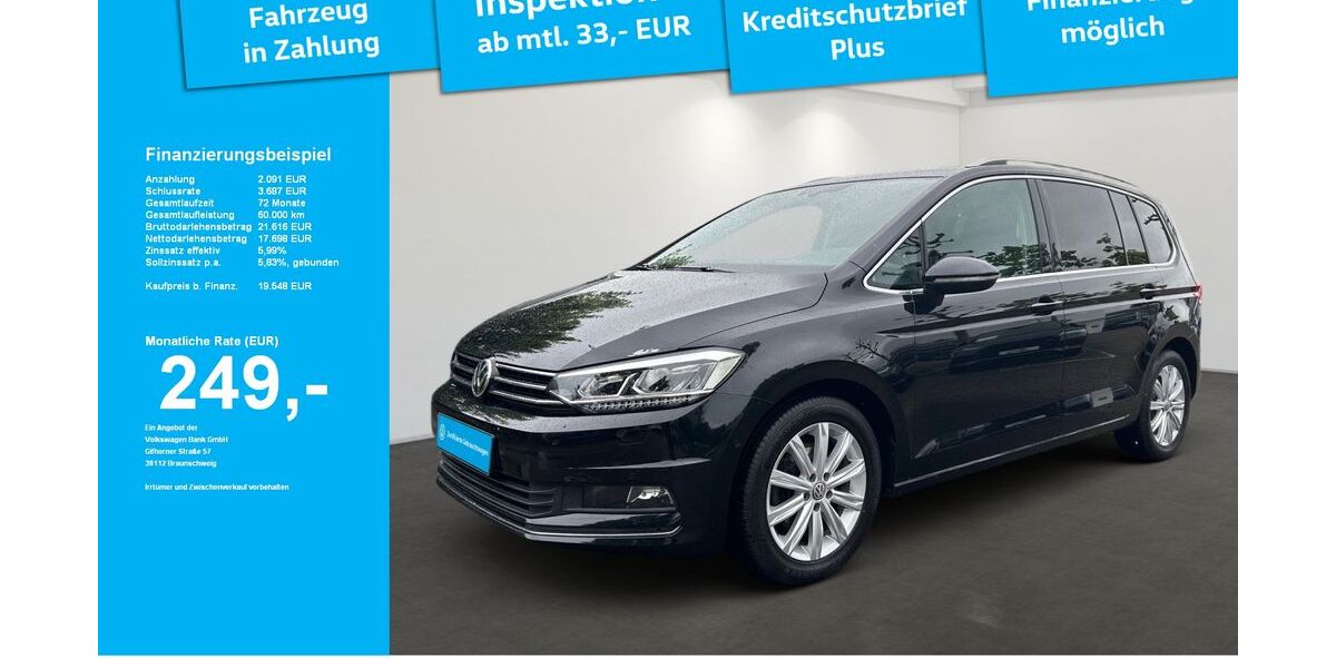 VW Touran 99.210 km 18.989 &euro; Lindau 88131